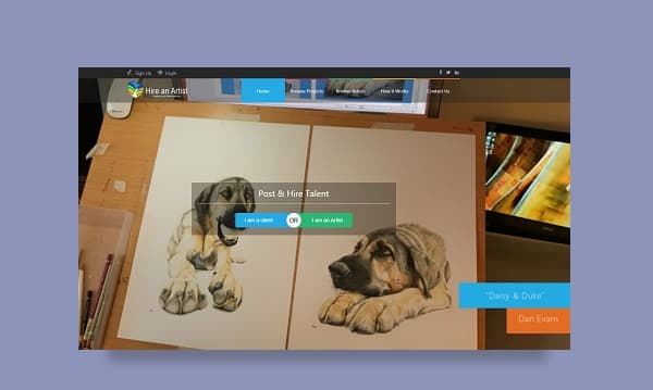 Hire an Artist thumbnail