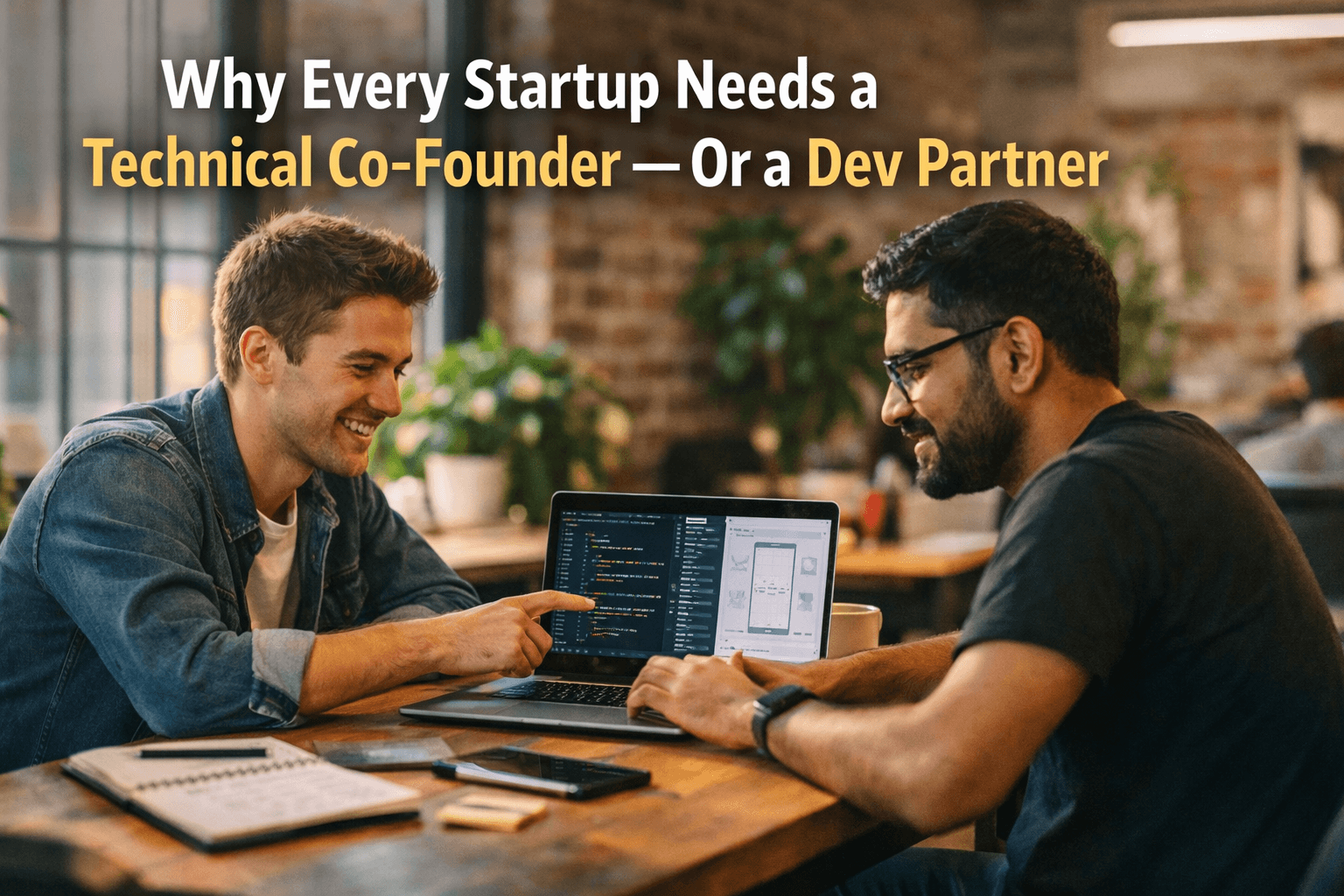Why Every Startup Needs a Technical Co-Founder — Or a Dev Partner