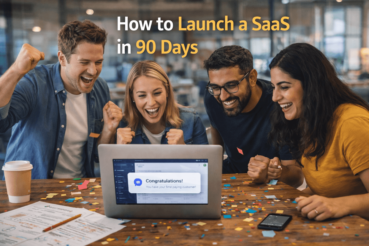 How to Launch a SaaS Product in 90 Days